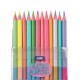 Цветни моливи Junior Ultra Dual, двойни, 24 пастелни цвята