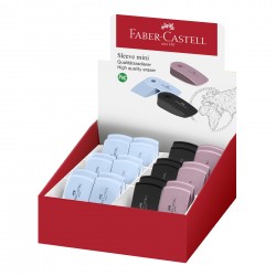 Faber-Castell Гума за молив Harmony 24, с ръкав, мини, асорти - Офис аксесоари