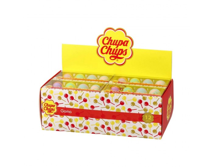 Гума за молив Best Buy Goma, близалки Chupa Chups, 4 броя