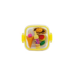 Гуми за молив Sazio Pixi Box, храна, в кутийка, асорти - Офис аксесоари