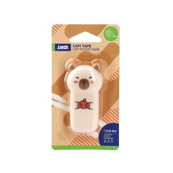 Коректор-лента Junior Capi Tape, капибара, дължина 6 m, асорти - Коректори, Пълнители и Мастила