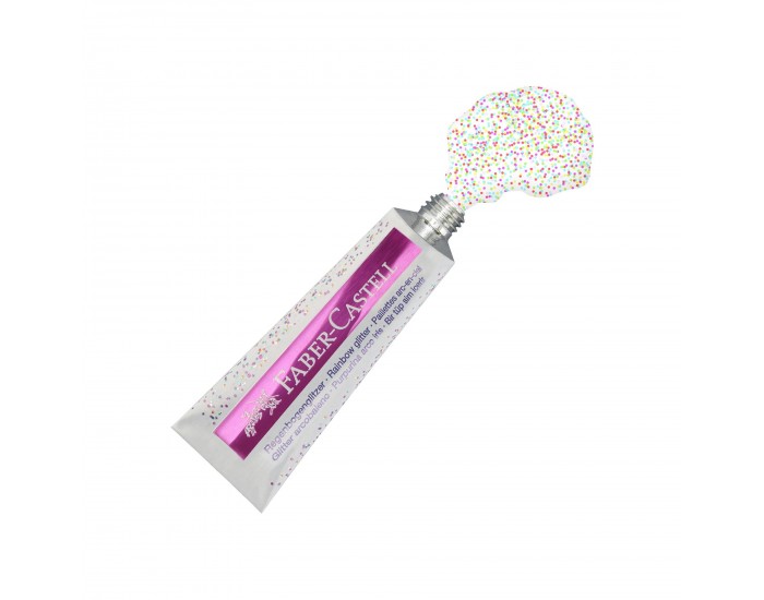 Faber-Castell Течен брокат Glitter Rainbow, 12 ml, 2 броя блистер