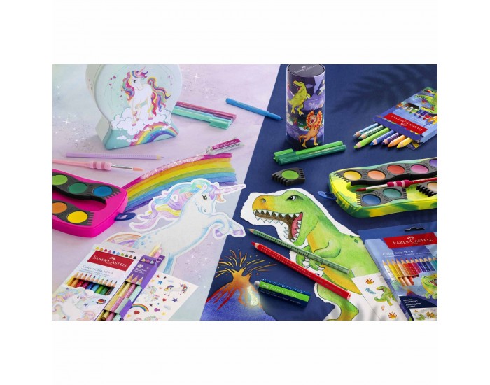 Faber-Castell Течен брокат Glow, 12 ml, 2 броя блистер