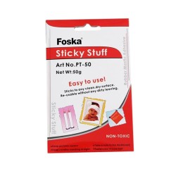 Foska Самозалепваща се гума Tack-It, 50 g - Лепила