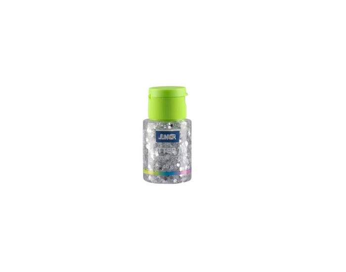 Течно лепило Junior Glitter Tix, с брокат, 40 g, асорти