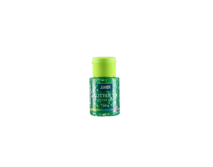 Течно лепило Junior Glitter Tix, с брокат, 40 g, асорти