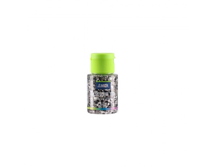 Течно лепило Junior Glitter Tix, с брокат, 40 g, асорти