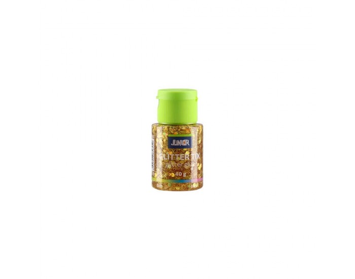 Течно лепило Junior Glitter Tix, с брокат, 40 g, асорти