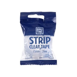 Тиксо Biro Time Strip, 15 mm х 20 m, безцветно - Самозалепващи ленти и фолио