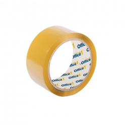 Office 1 Тиксо, опаковъчно, 48 mm x 66 m, кафяво - Самозалепващи ленти и фолио