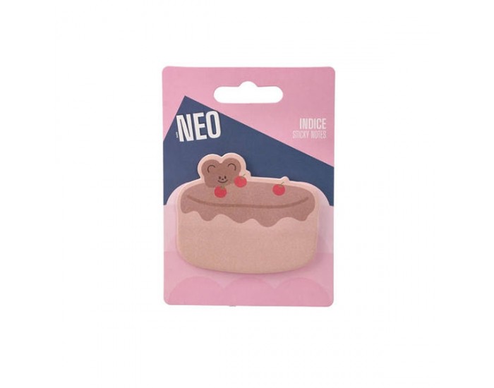 Самозалепващи се листчета Neo Indice, 68 х 68 mm, 20 листа, асорти