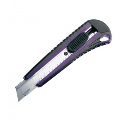 Rapesco Макетен нож, усилен, с метална шина, голям, 18 mm - Rapesco