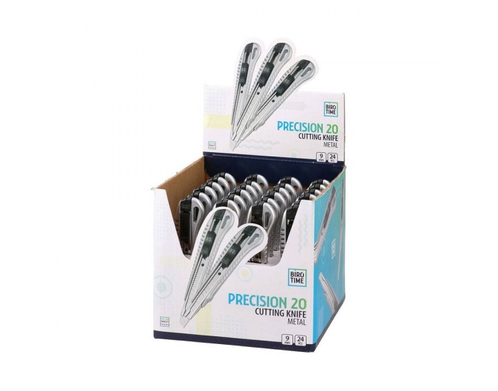 Макетен нож Biro Time Precision, метален, 9 mm