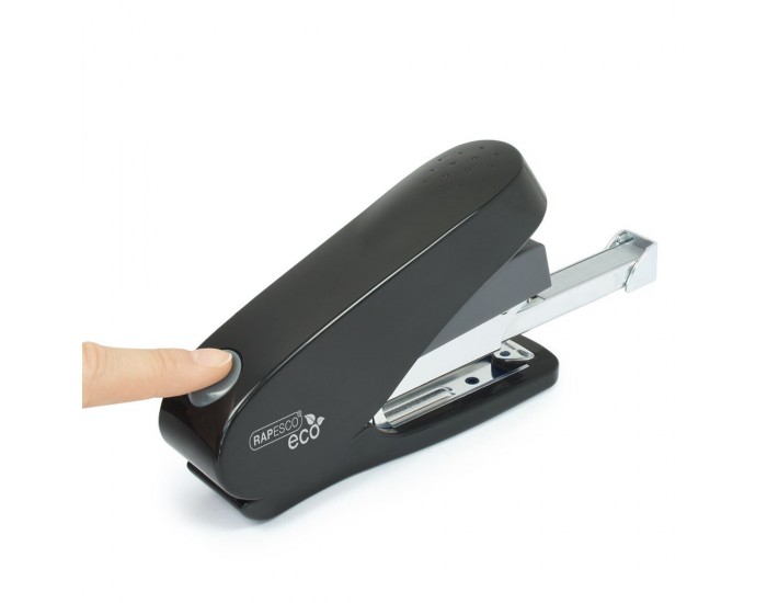 Rapesco Телбод Eco Luna, 24/6 и 26/6, за 50 листа, черен, с включени 2000 телчета