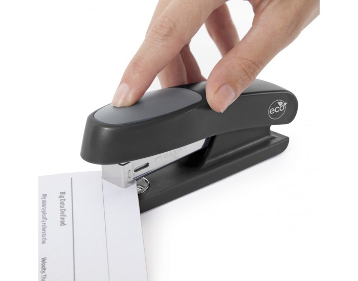 Rapesco Телбод Germ-Savvy Eco Sting Ray, 24/6, за 20 листа, черен