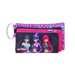 Моливник Best Buy XL3, K-Pop, с 3 ципа - Офис аксесоари