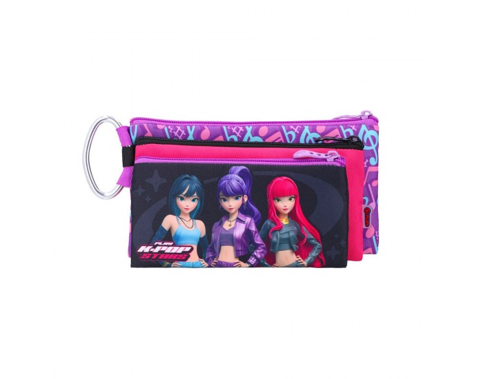 Моливник Best Buy XL3, K-Pop, с 3 ципа
