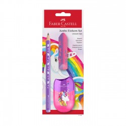 Faber-Castell Молив Еднорог, НВ, с гума и острилка - Моливи и Аксесоари