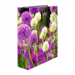 Herma Класьор Flowers, 7 cm, на лилави цветя - Herma
