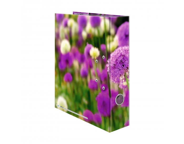 Herma Класьор Flowers, 7 cm, на лилави цветя