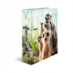 Herma Класьор Animals, картонен, 7 cm, на сурикати - Herma