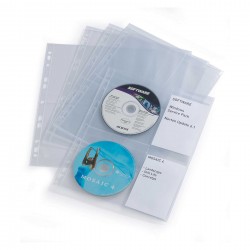 Durable Джоб за CD/DVD, с място за етикети, 10 броя - Durable