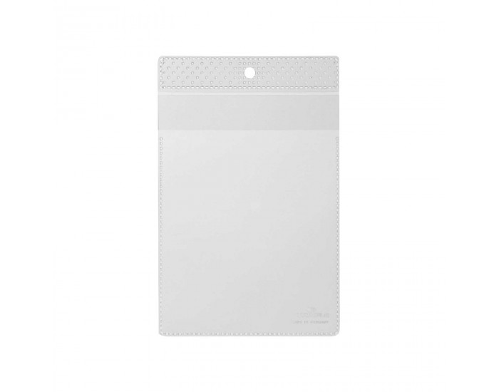 Durable Джоб с перфорация, вертикален, А6, прозрачен, 10 броя