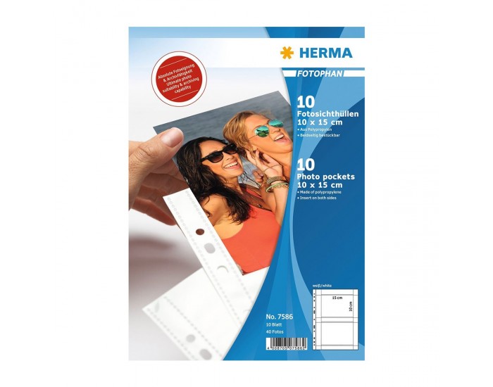 Herma Джоб за снимки, пейзаж, 10 х 15 cm, 10 броя