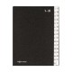 Durable Папка Classic, картонена, с 31 разделителя, черна