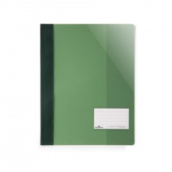 Durable Папка, A4+, PP, с джоб за визитка, зелена - Durable