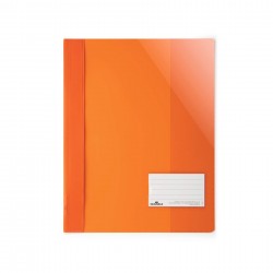 Durable Папка, A4+, PP, с джоб за визитка, оранжева - Durable