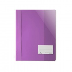 Durable Папка, A4+, PP, с джоб за визитка, светлолилава - Durable