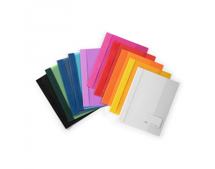 Durable Папка, A4+, PP, с джоб за визитка, светлолилава