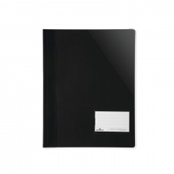 Durable Папка, A4+, PP, с джоб за визитка, черна - Durable
