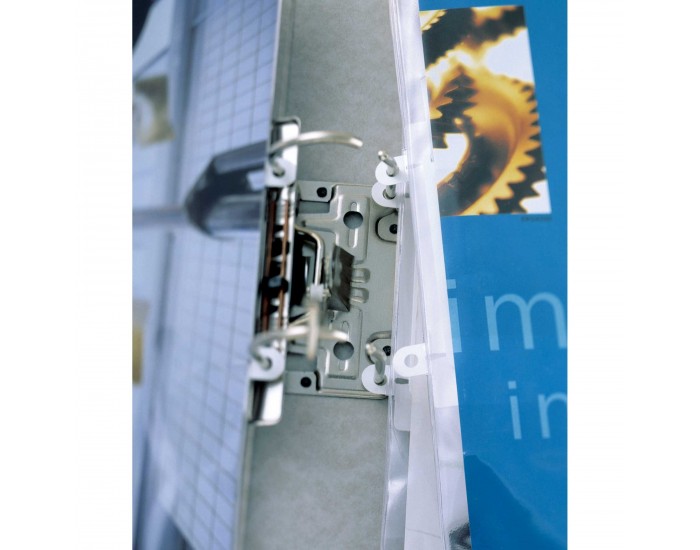 Durable Папка Clear View, PP, с джоб на корицата и перфорация