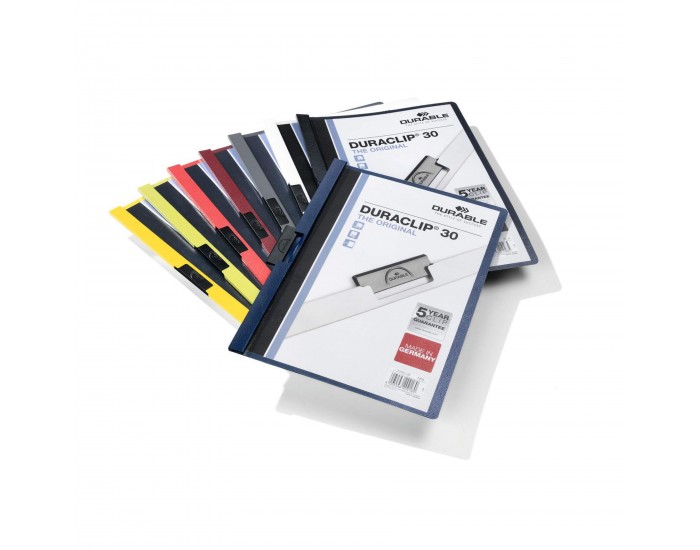 Durable Папка Duraclip 30, A4, черна
