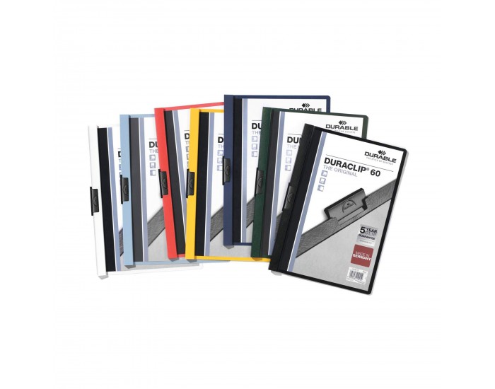 Durable Папка Duraclip 60, A4, тъмносиня