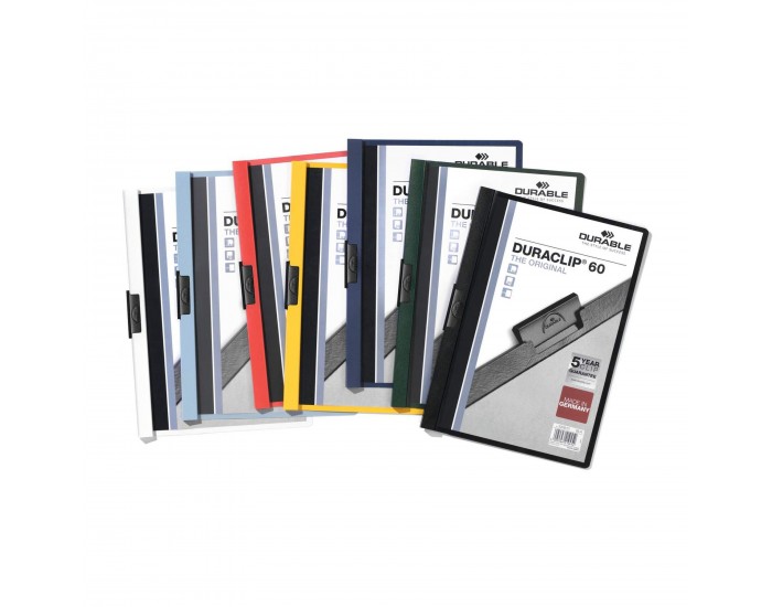 Durable Папка Duraclip 60, A4, черна
