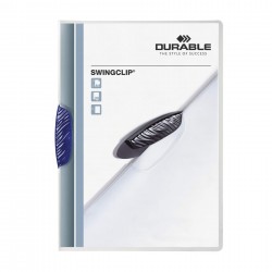 Durable Папка Swingclip 30, A4, тъмносиня - Durable