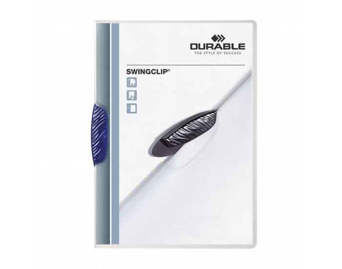 Durable Папка Swingclip 30, A4, тъмносиня