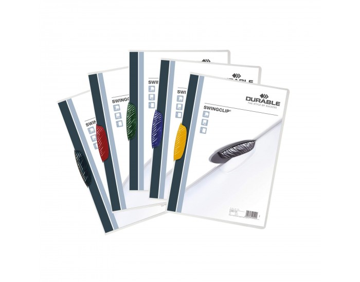 Durable Папка Swingclip 30, A4, черна