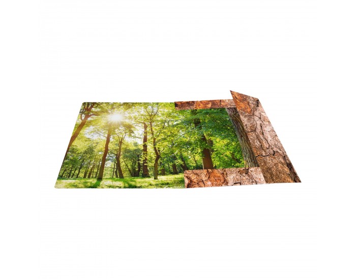 Herma Папка Nature, картонена, с ластик, A4, дърво