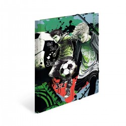 Herma Папка Street Soccer, картонена, с ластик, A4, футбол - Herma