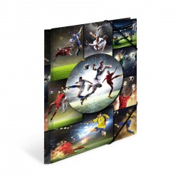 Herma Папка Football, картонена, с ластик, A4 - Herma