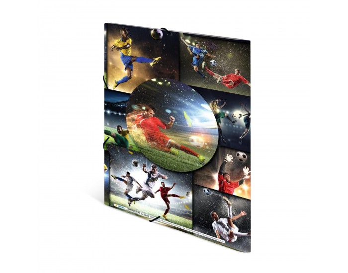 Herma Папка Football, картонена, с ластик, A4