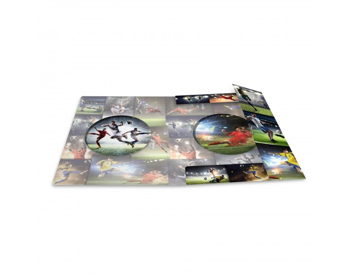 Herma Папка Football, картонена, с ластик, A4