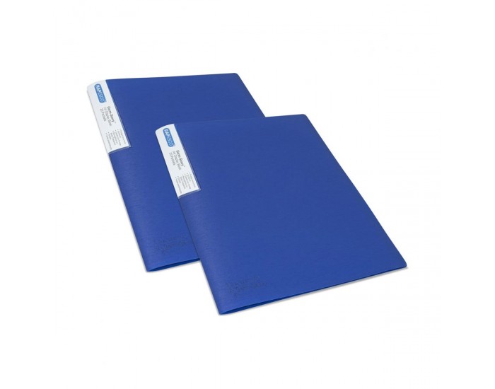 Rapesco Папка Germ-Savvy, PP, с 20 джоба, синя, 2 броя