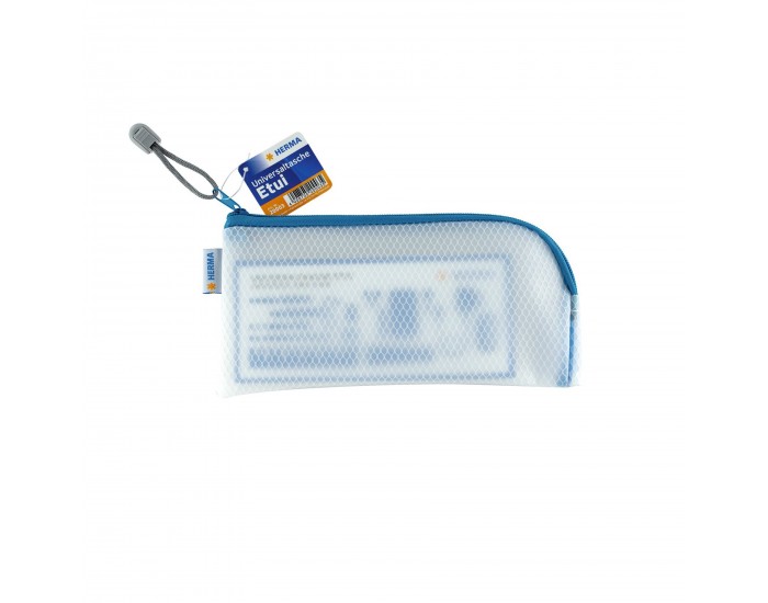 Herma Папка Universal, DL, с цип, синя