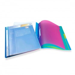 Rapesco Папка, PP, А4, прозрачна, с 5 разделителя - Rapesco