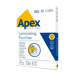 Фолио за ламиниране Apex, A4, 80 μm, 100 броя - Самозалепващи ленти и фолио